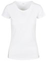 Goedkope Dames T-shirt Build Your Brand Basic Tee Wit